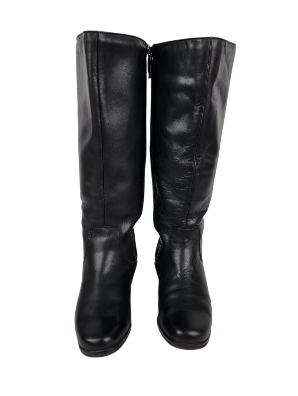 Blondo Aquaprotect Leather Riding Boots Black Leather Waterproof Womens Size 6 - Picture 6 of 15